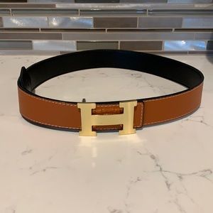 42” Camel and gold belt